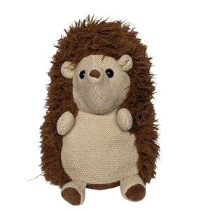 Walgreens Hedgehog Plush Stuffed Animal Brown Cream 15"